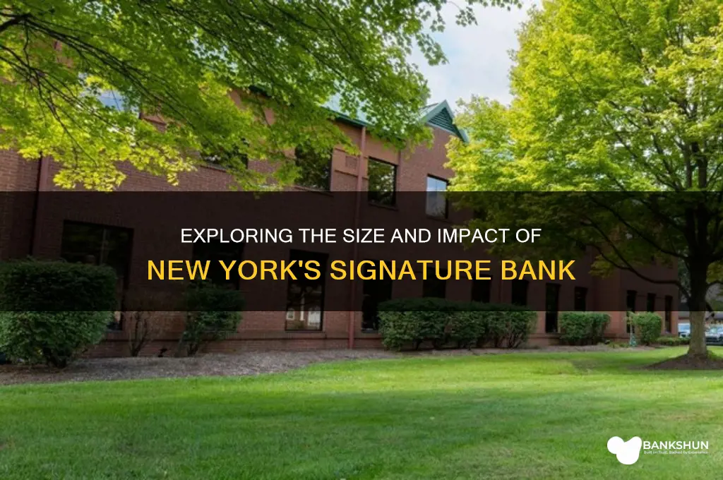 how big is new yorks siganature bank