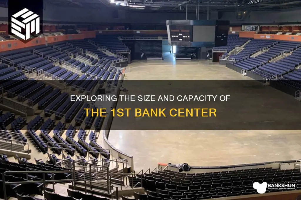 how big is the 1st bank center