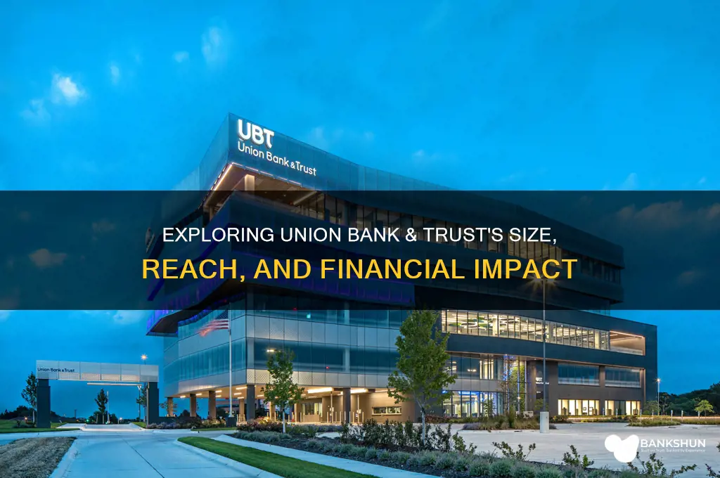 how big is union bank and trust