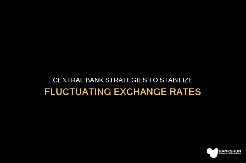 how central bank stabilize the exchange rates