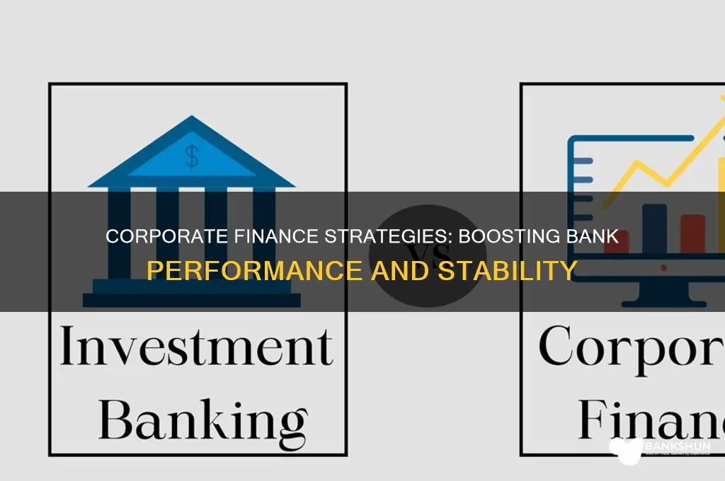 how corporate finance contribute to the bank
