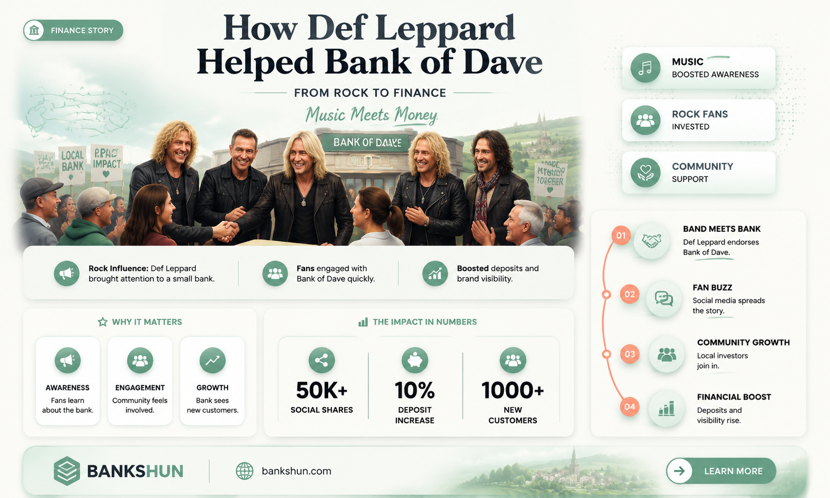 did def leppard help bank of dave