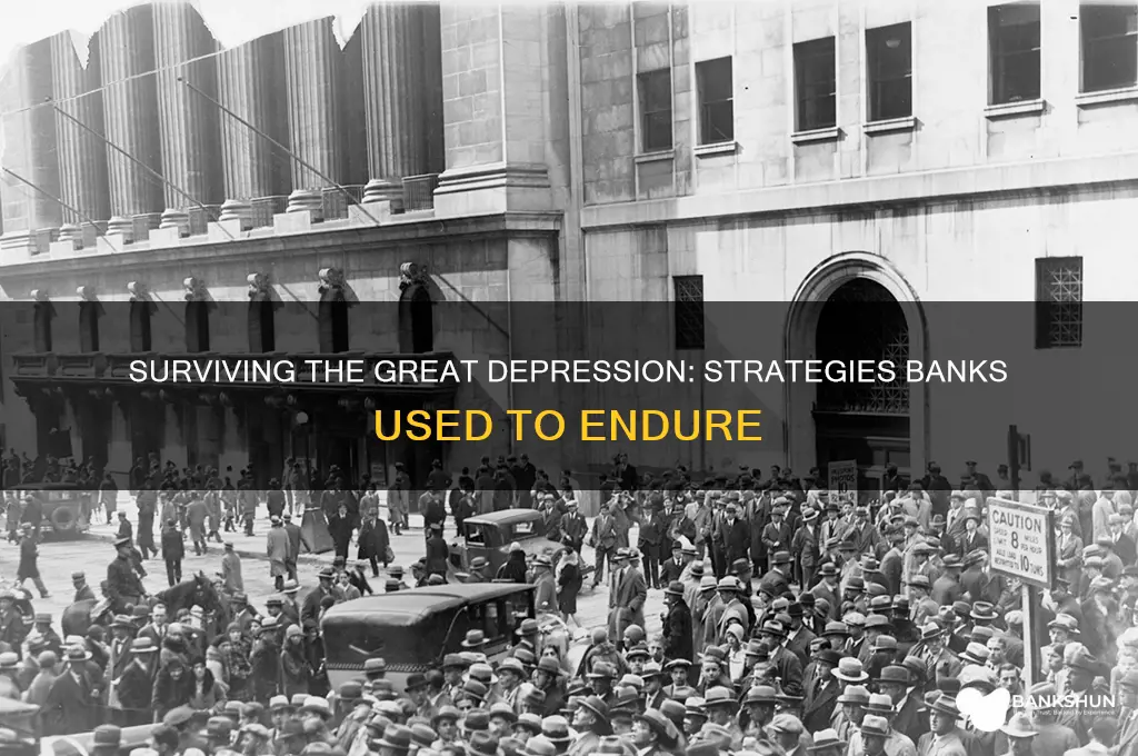 how did banks survive the great depression