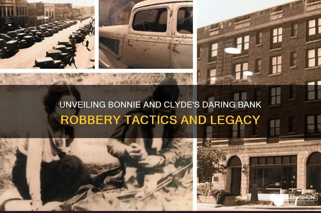 how did bonnie and clyde rob banks
