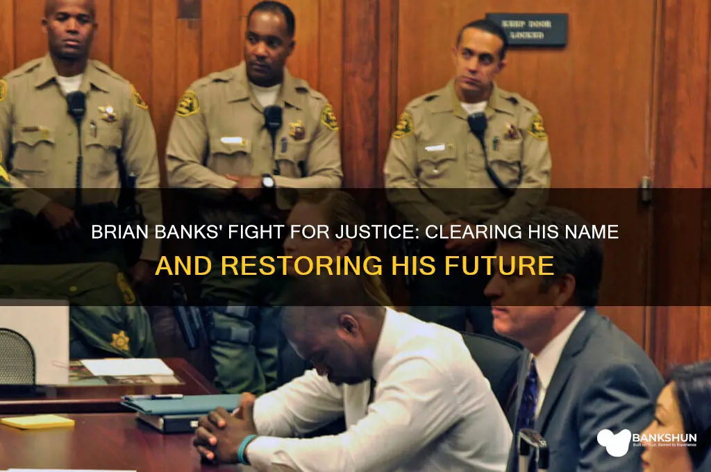 how did brian banks clear his name