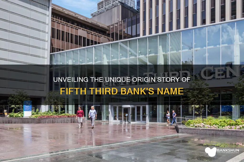 how did fifth tthird bank name originate
