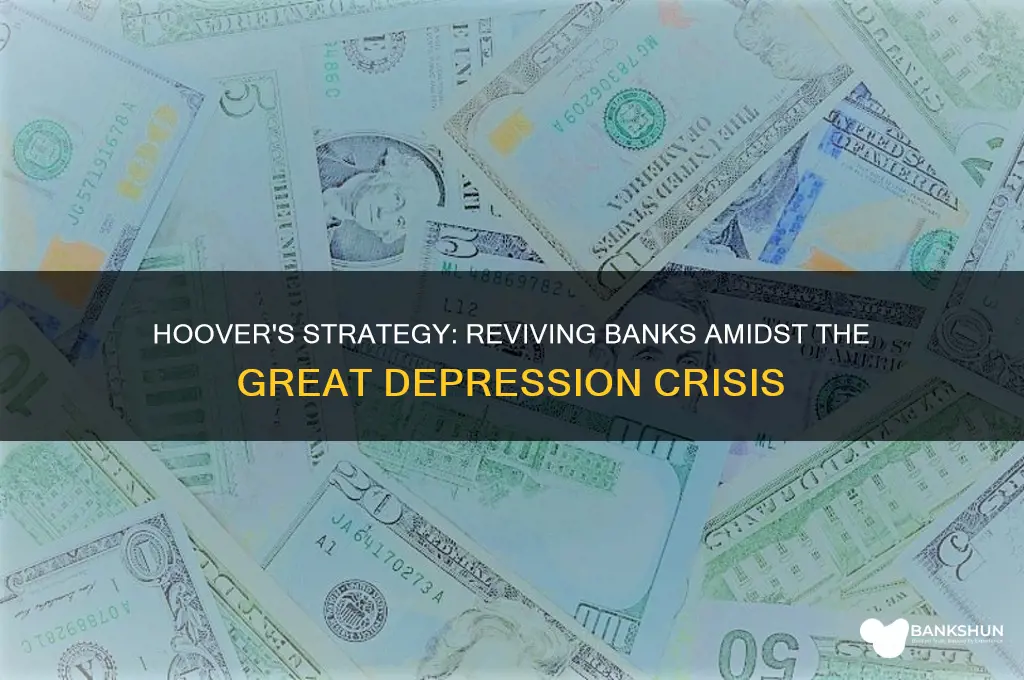 how did hoover hope to rescue banks