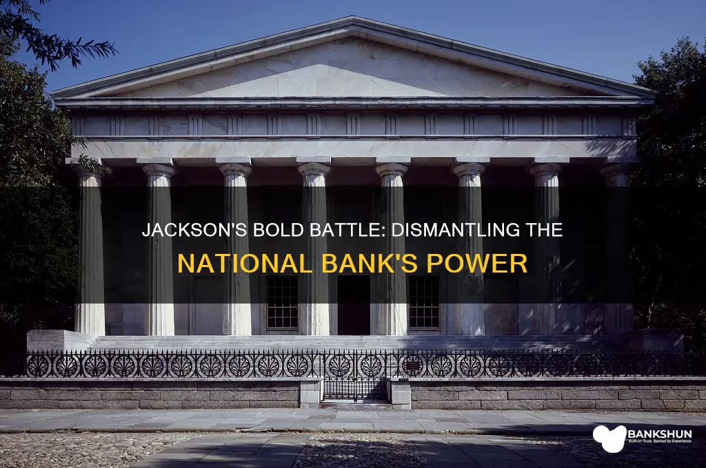 how did jackson deal with the bank
