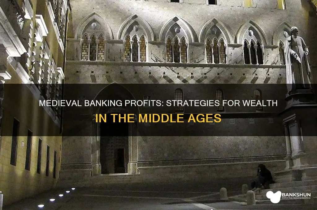 how did medieval banks make a profit