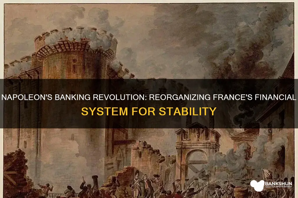 how did napoleon reorganize the banking system