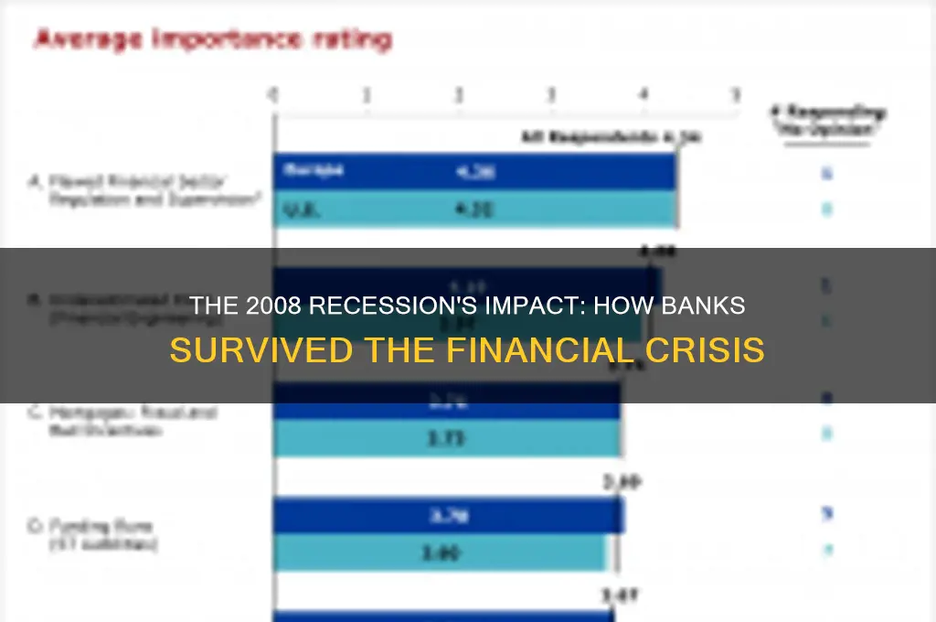 how did the 2008 recession affect banks