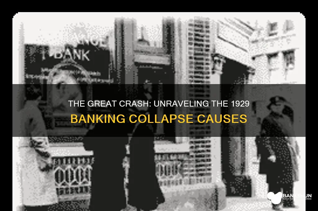 how did the banks fail in 1929