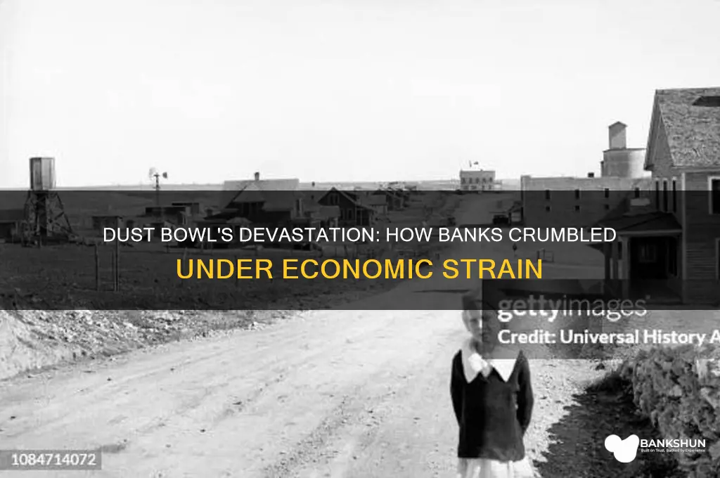 how did the dust bowl affect banks