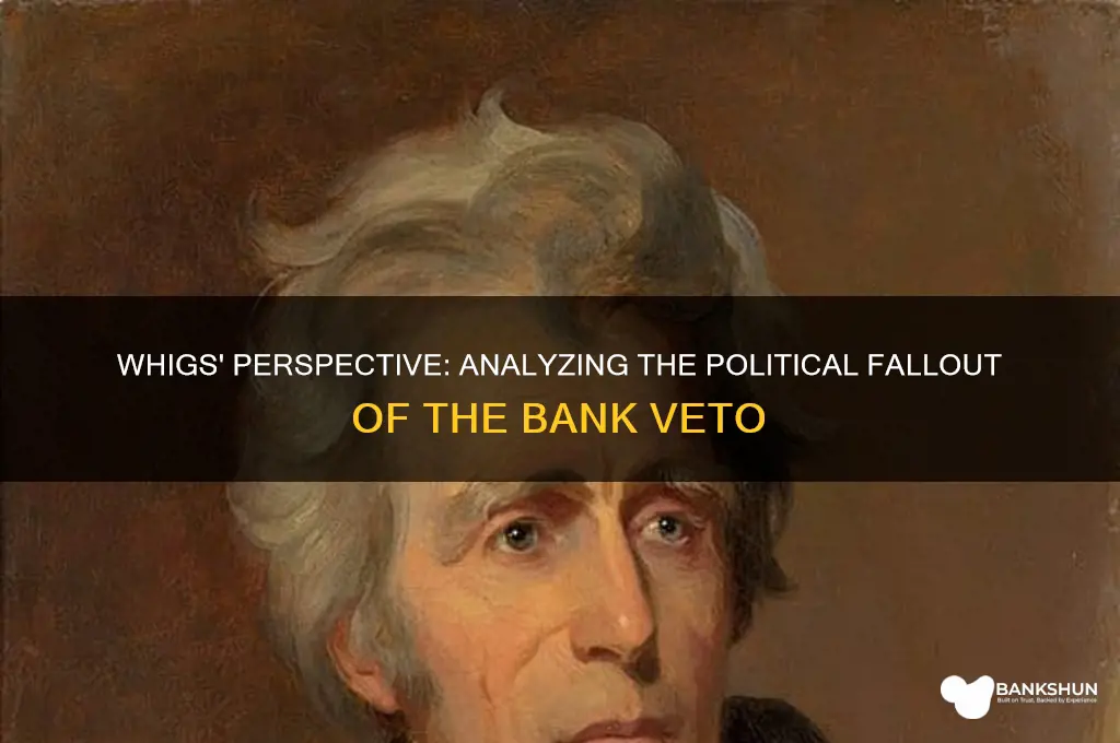 how did whigs interpret the bank veto