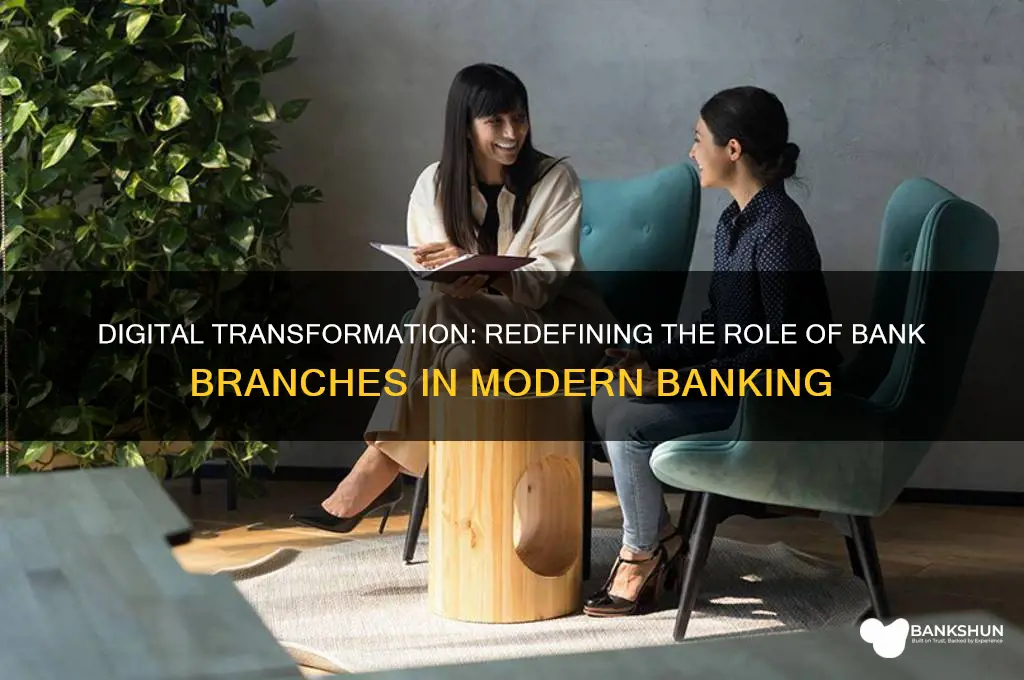how digital tranformation is affecting bank branches