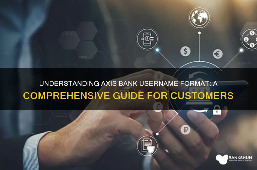 how do axis bank username look like