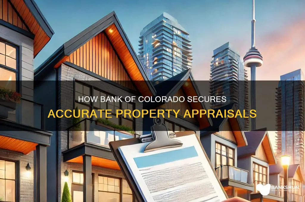 how do bank of colorado obtain appraisals