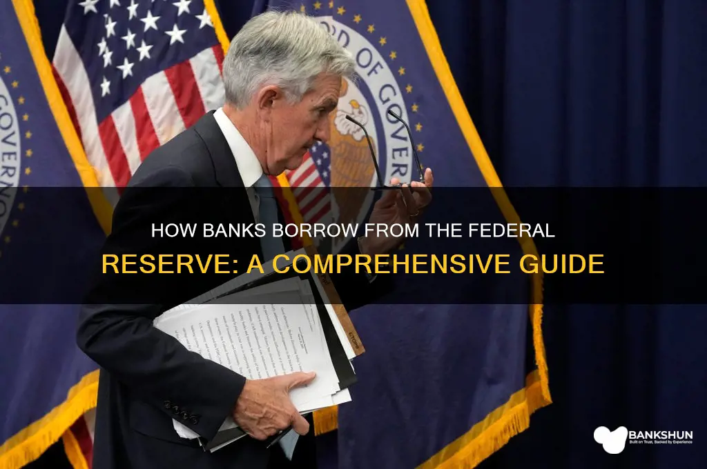 how do banks borrow from the fed