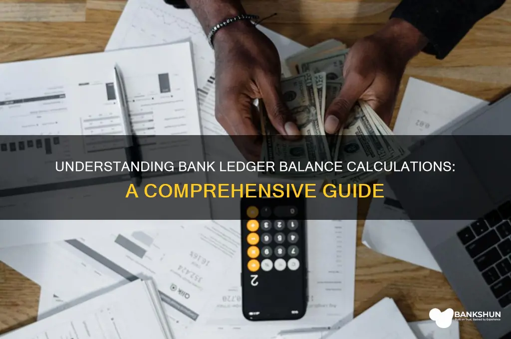 how do banks calculate average ledger balance