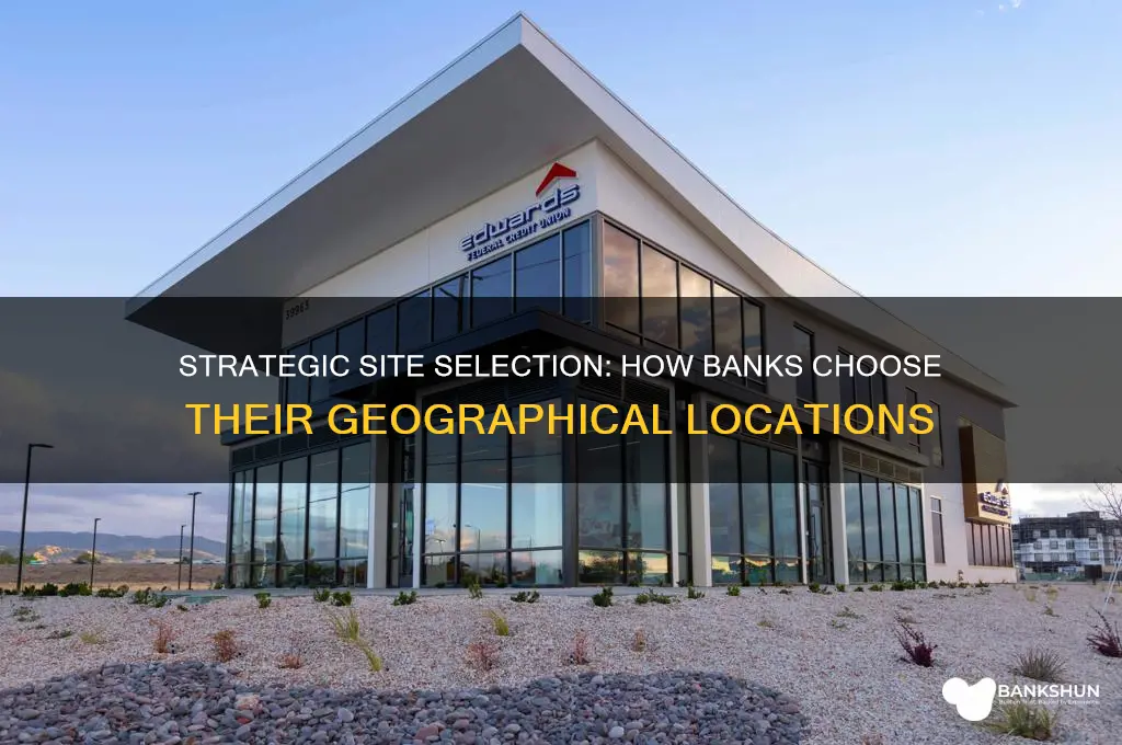 how do banks choose thier geographical location
