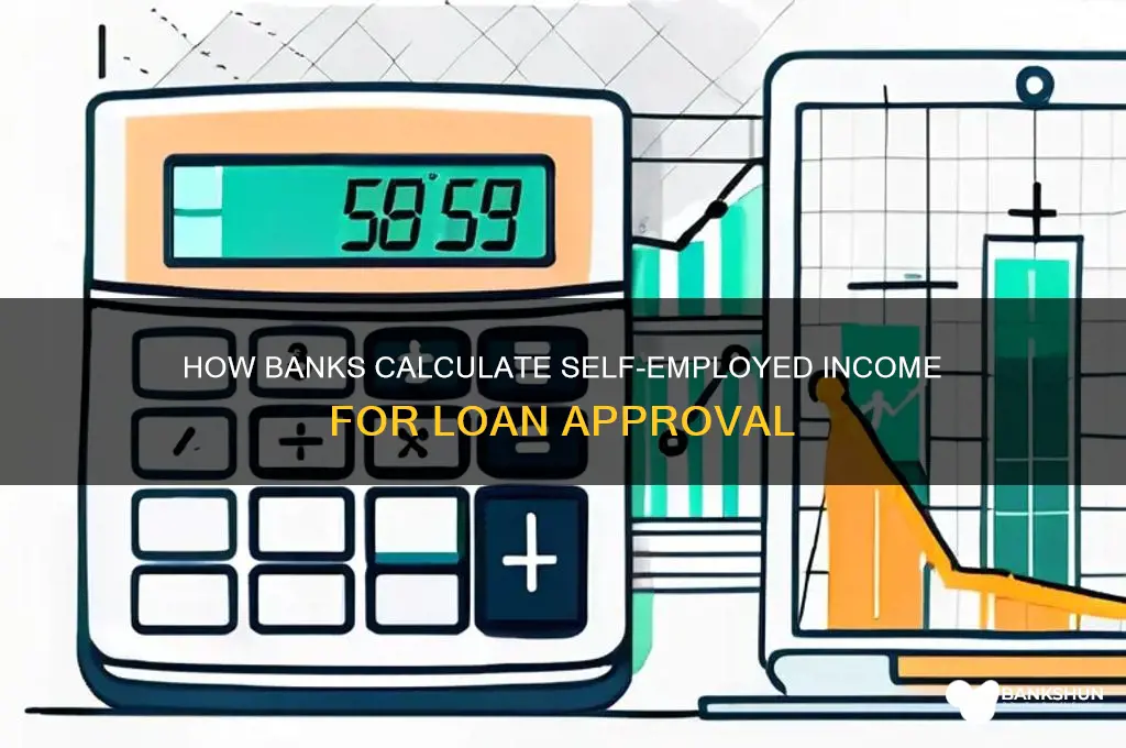 how do banks count self employed income