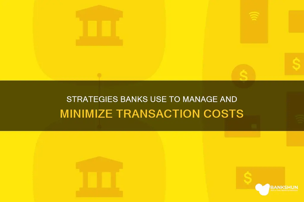 how do banks deal with transaction costs