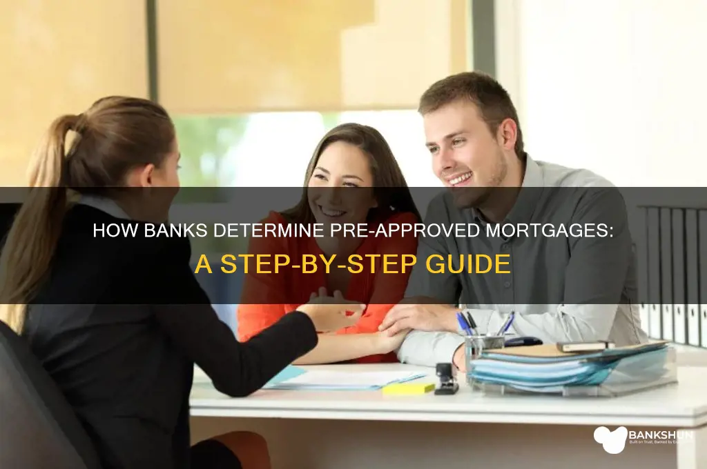 how do banks decide pre approved mortgage