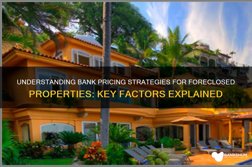 how do banks decide price of foreclosure