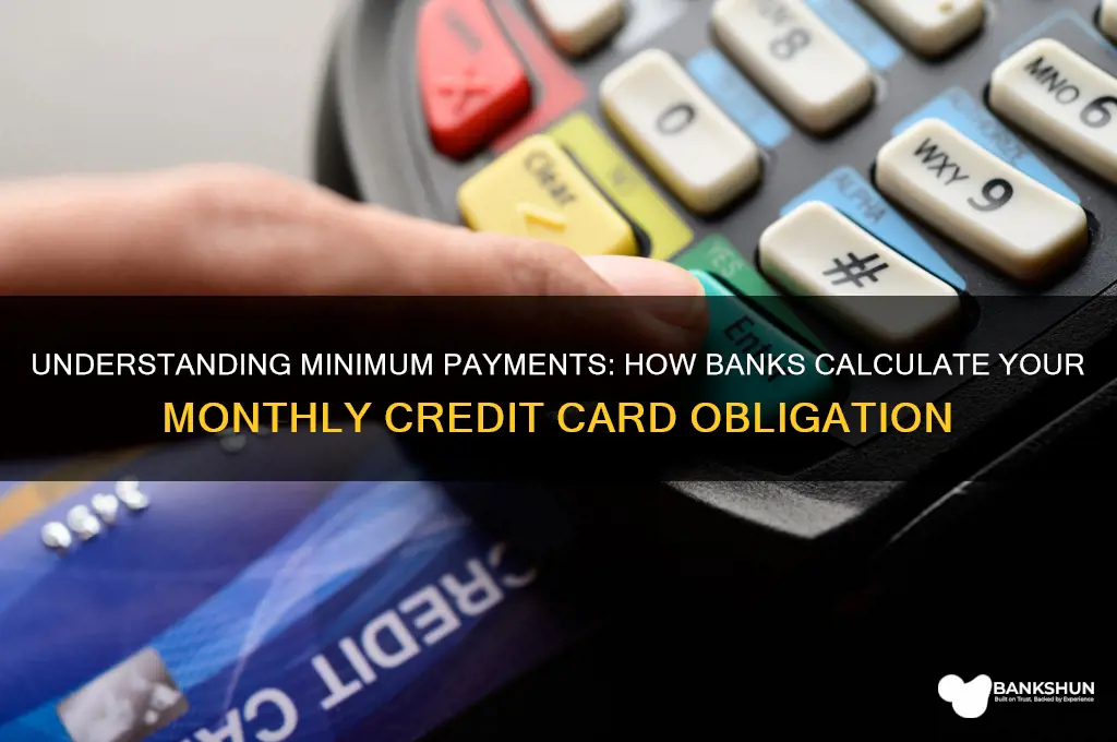 how do banks figure out mininimum payments