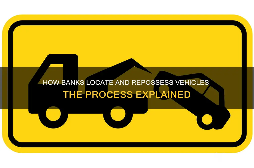 how do banks find cars to repossess