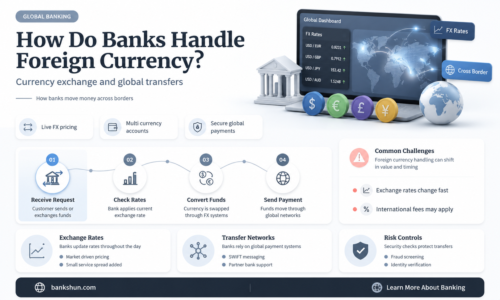 do banks have foreign currency on hand