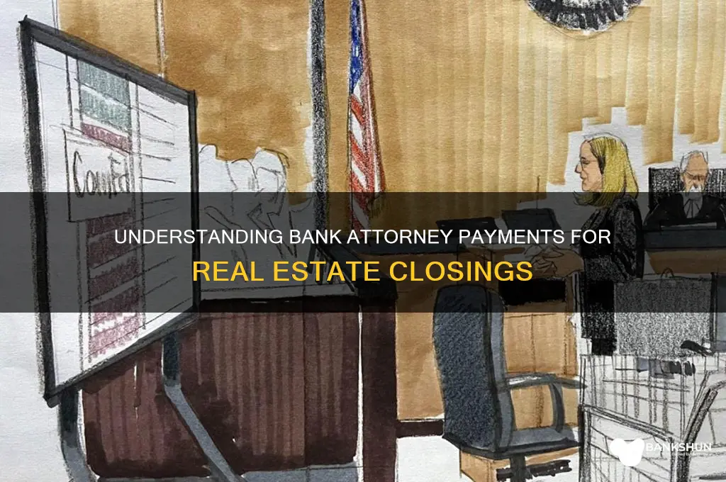 how do banks pay attorneys for closings
