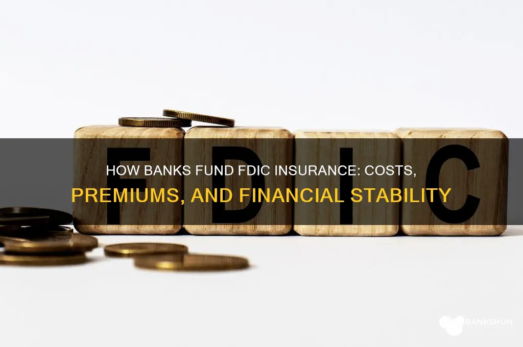 how do banks pay for fdic insurance
