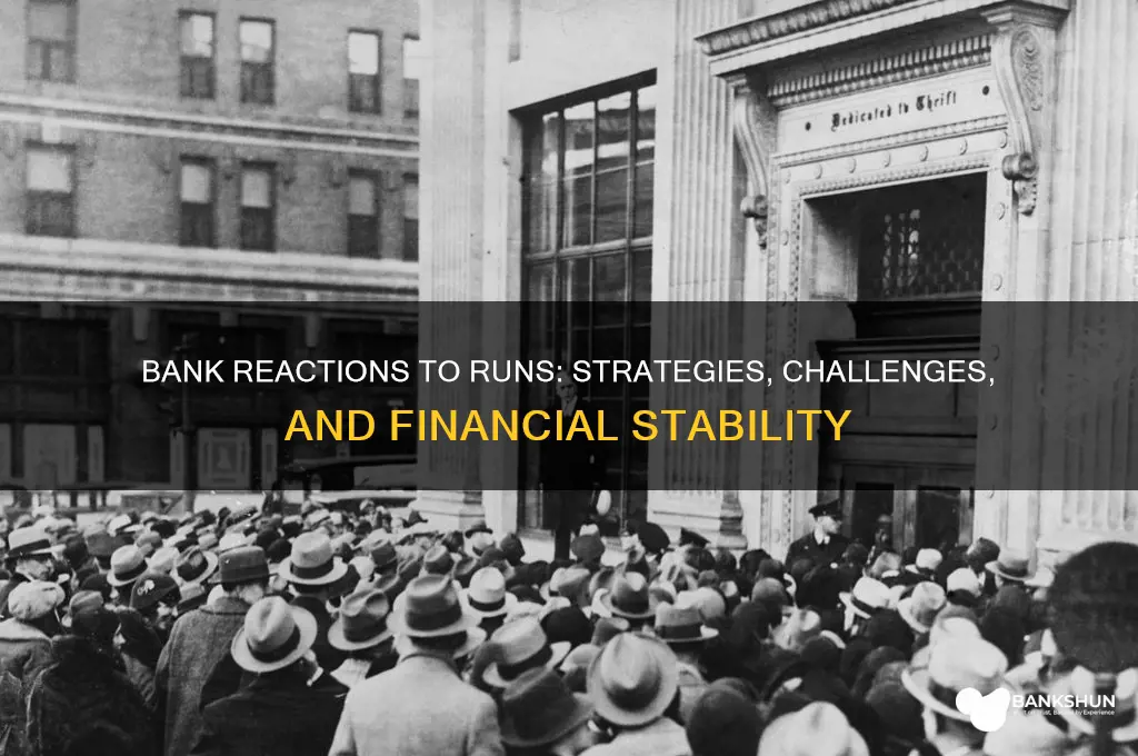 how do banks react to a run