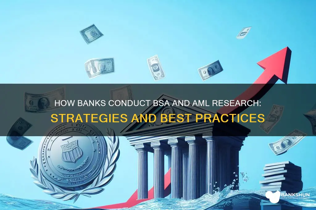 how do banks research bsa and aml
