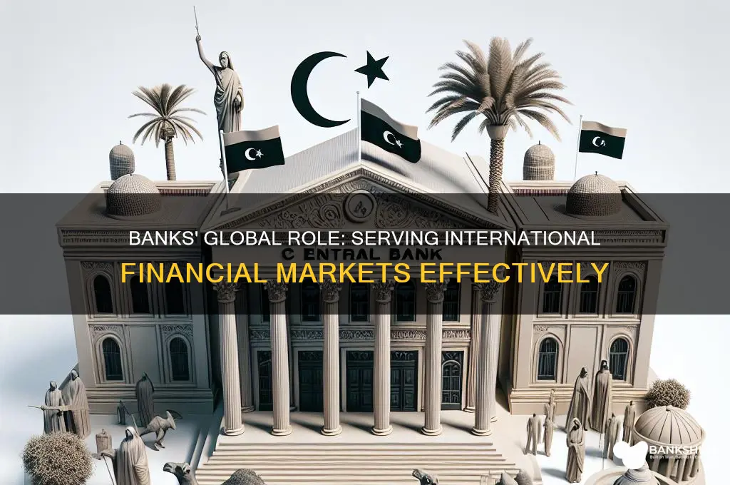 how do banks serve international financial markets