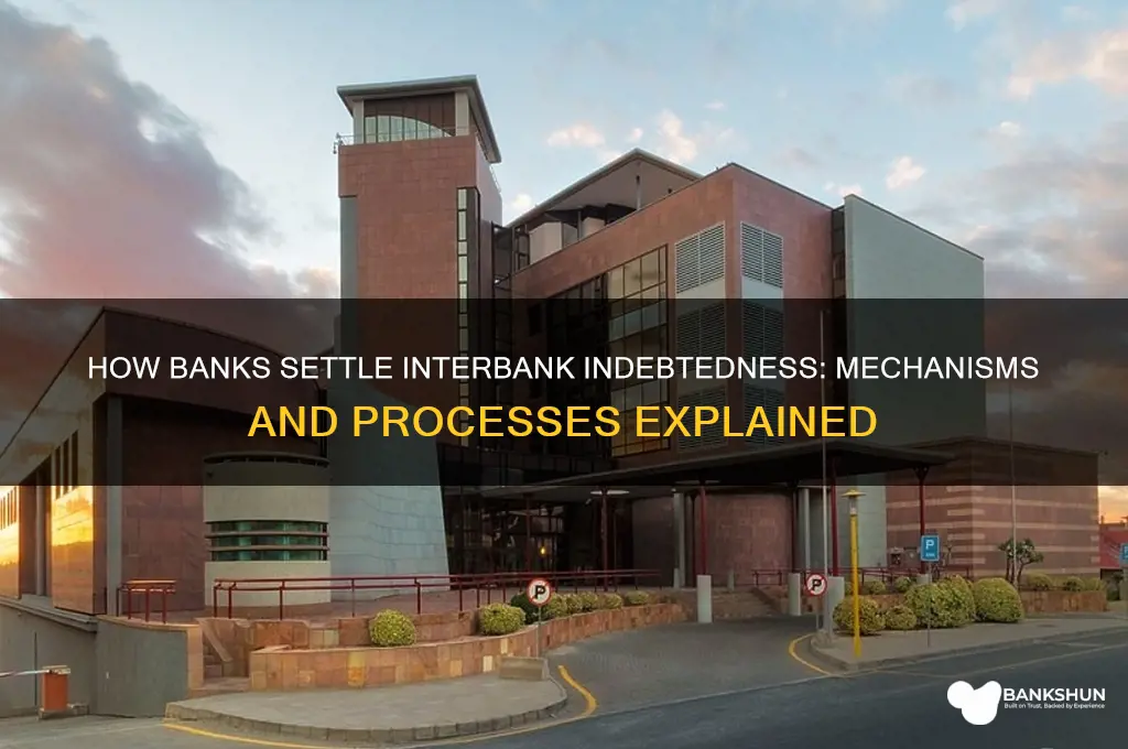how do banks settle their interbank indebtedness