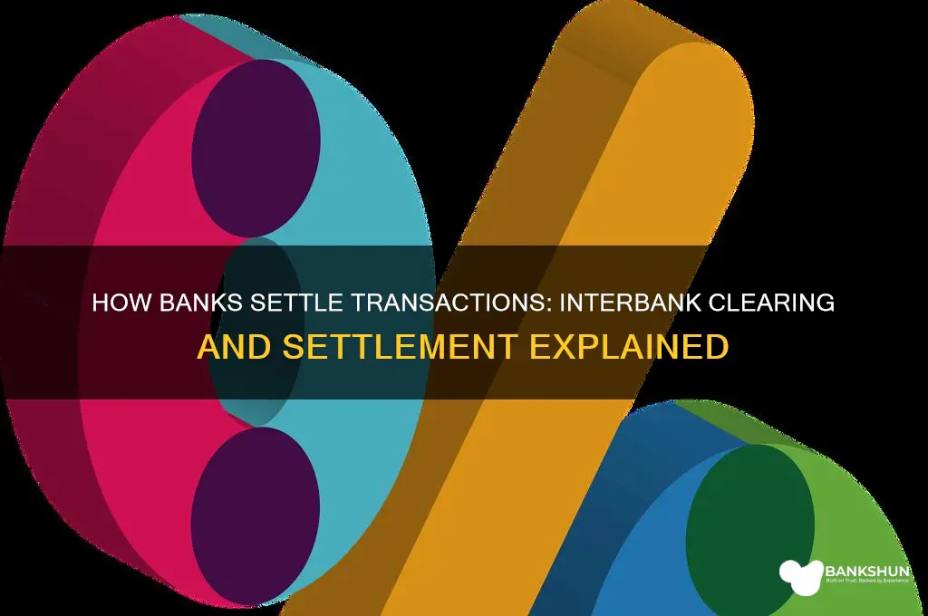 how do banks settle with each other