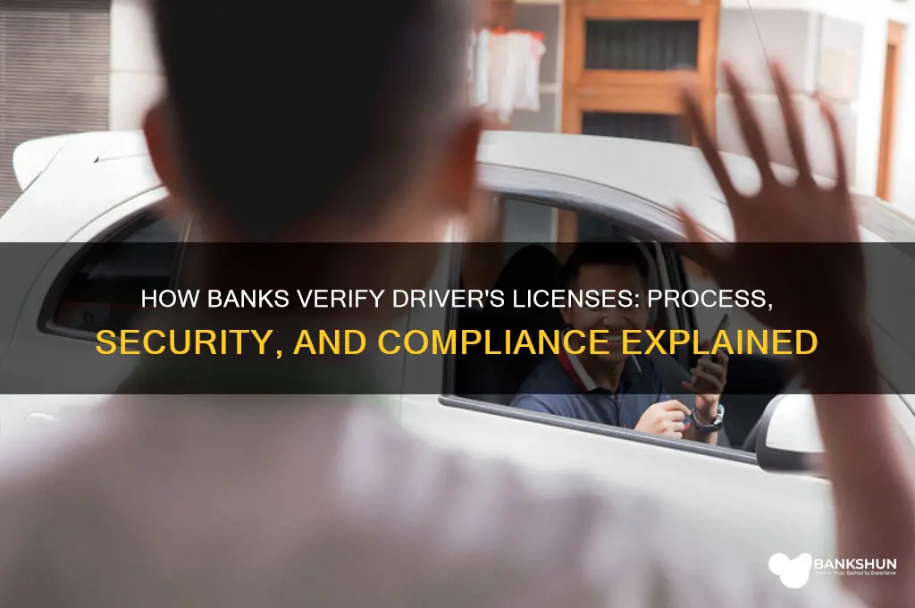 how do banks verify driver