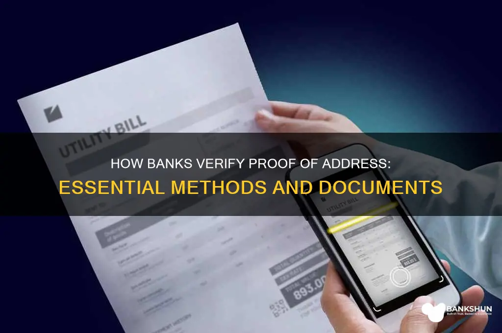 how do banks verify proof of address