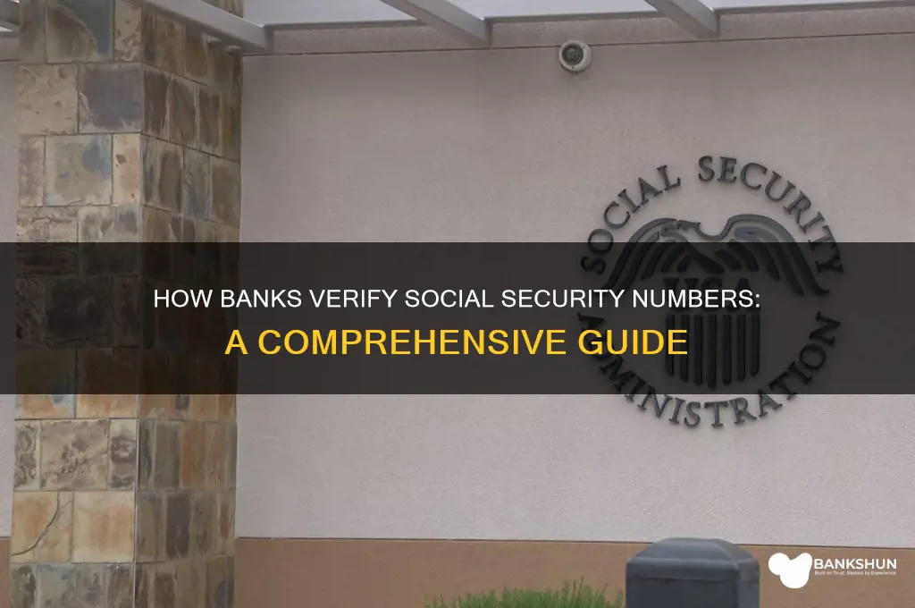 how do banks verify social security numbers