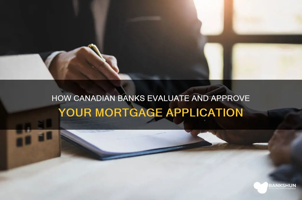 how do canadian banks determine mortgage approval