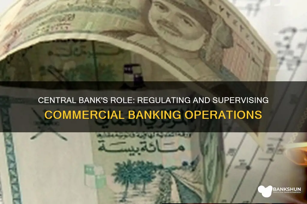 how do central bank control commercial bank