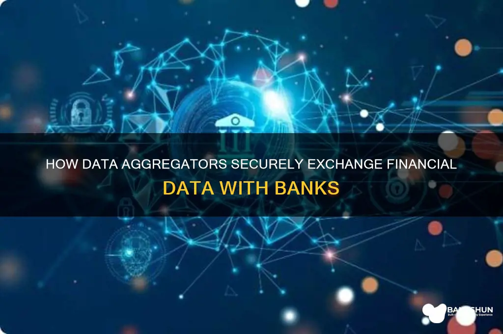 how do data aggregators communicate with banks