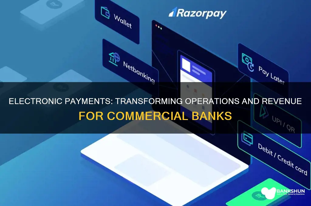 how do electronic payments impact commercial banks