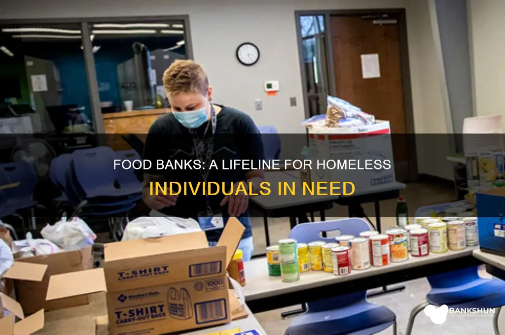 how do food banks help homeless people