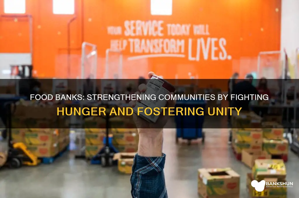 how do food banks impact the community