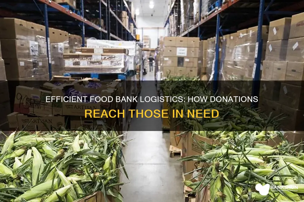 how do food banks ship their food