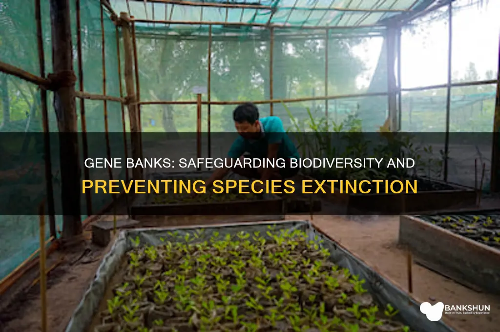 how do gene banks help prevent extinction