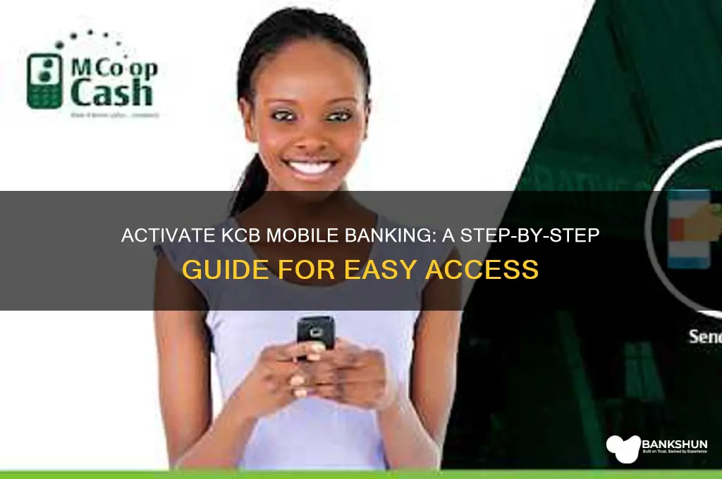 how do i activate kcb mobile banking